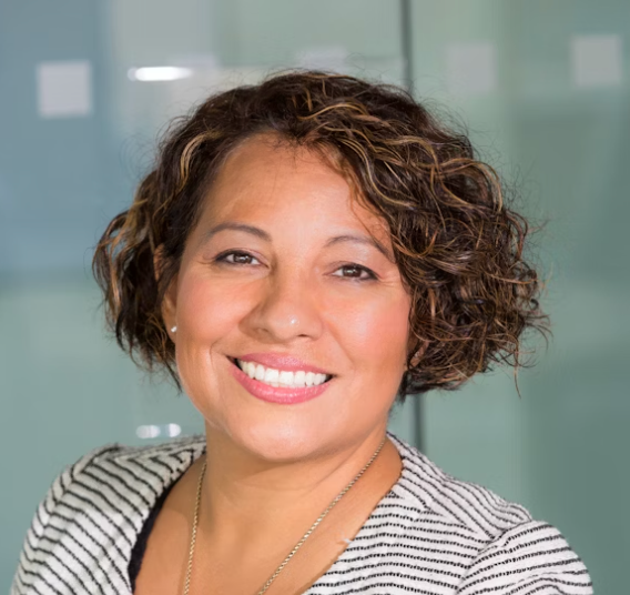 Smiling woman office portrait